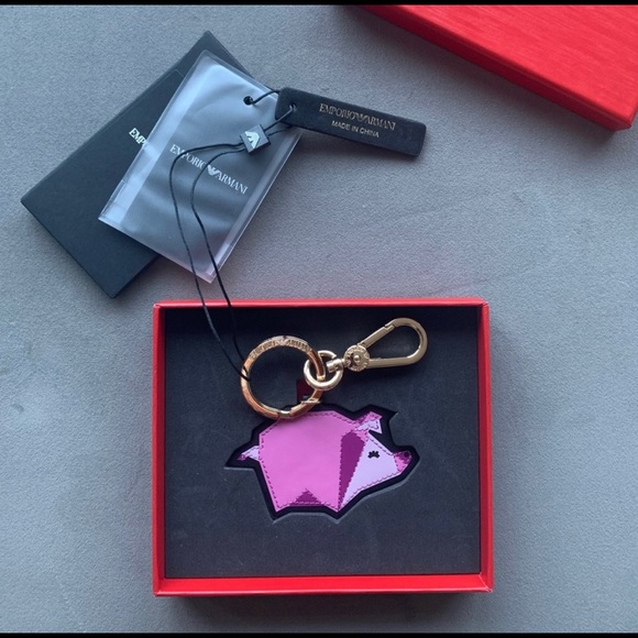 Emporio Armani pig key charm - Picture 1 of 7